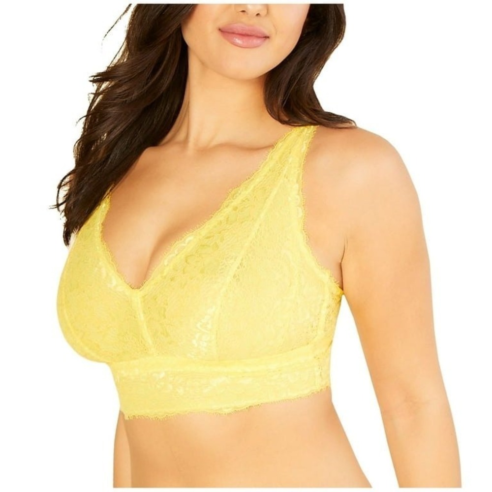 Cosabella Pret-A-Porter Curvy Longline Bralette Sunshine‎ Yellow Medium